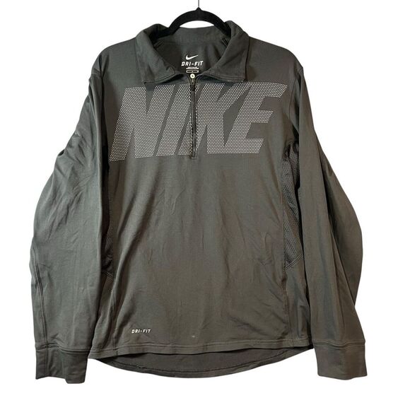 Nike Long Sleeve Pull Over Light Dri-fit Running  Jacket‎ Or Shirt Size S - Picture 1 of 11